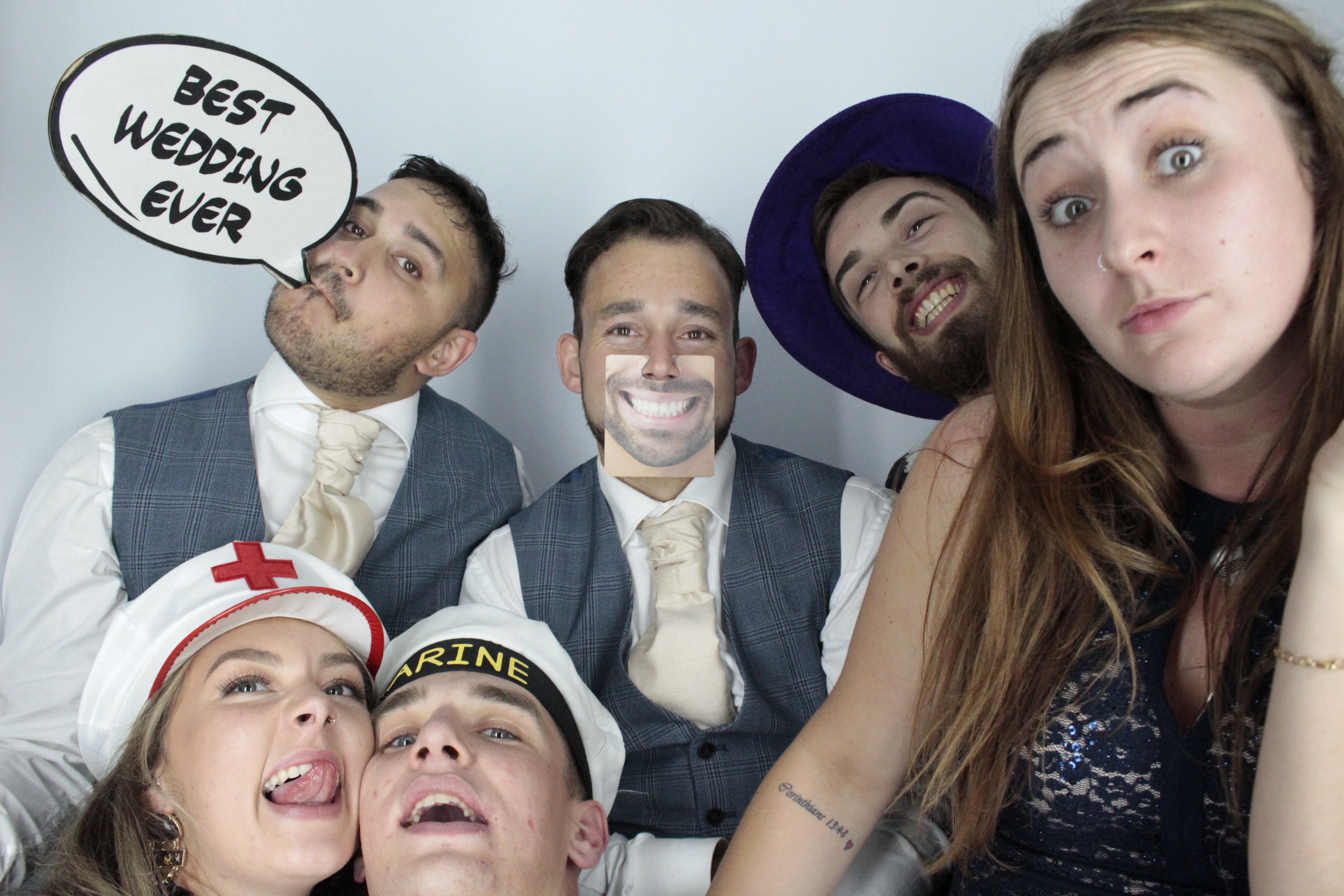 Emma & Karl's Wedding | View more photos from the event at gallery.myphotoboothexperience.co.uk/u/MyPhotoBoothExperienceLtd/Emma-Karls-Wedding